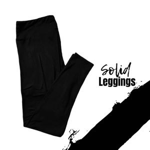 NWT LulaRoe Black Leggings (2 pairs)